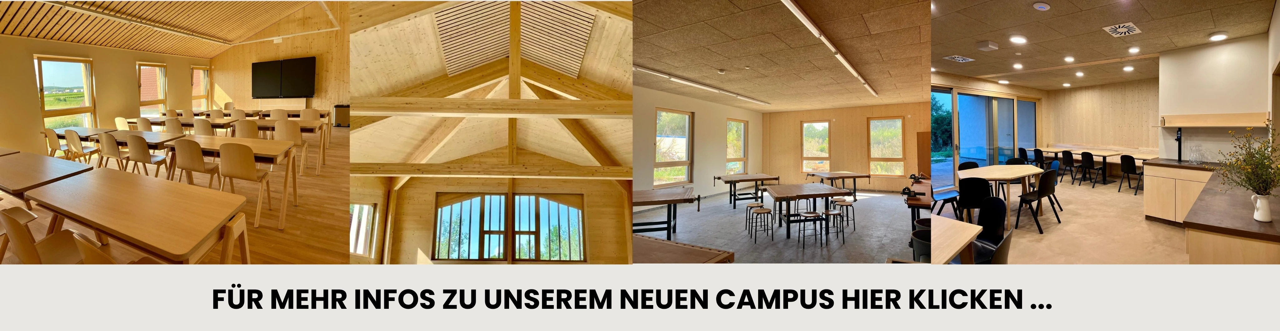 Räume des neuen Waldorf Campus Pannonia